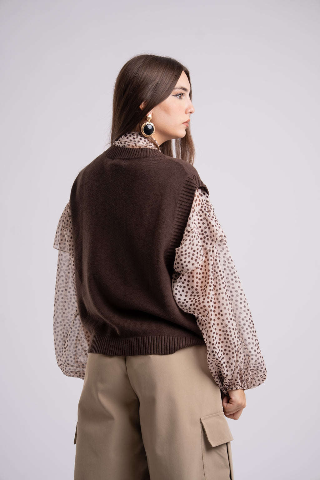 GILET MOKA