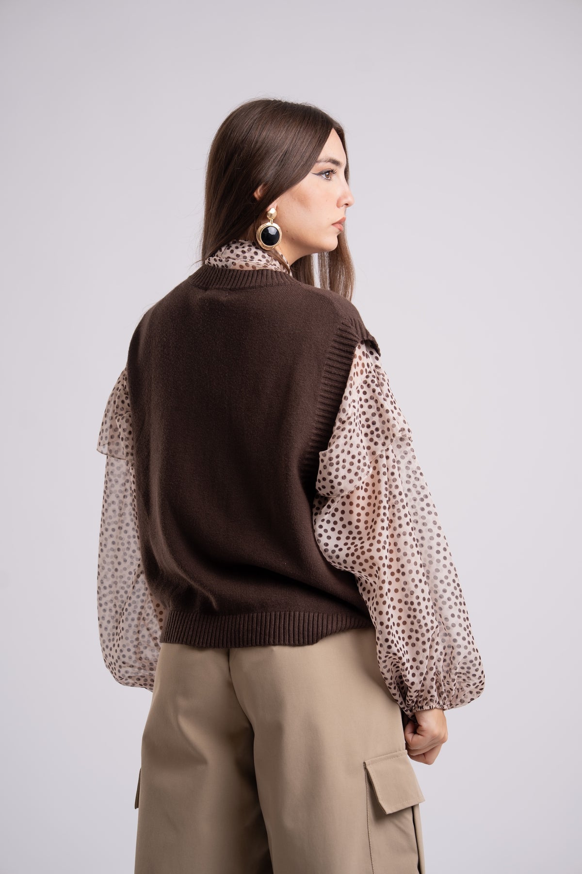 GILET MOKA