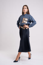 CAMICIA TASCHINO PAILLETTES