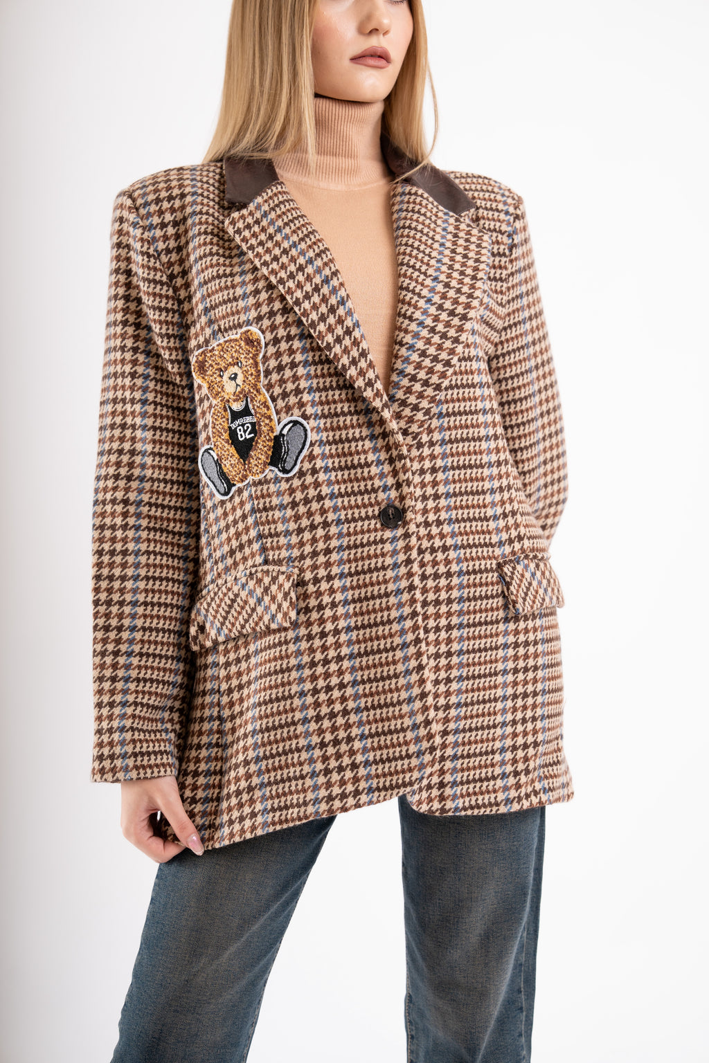 GIACCA QUADRI ORSO